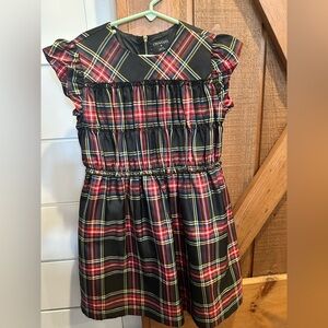 Crewcuts Plaid Girls Holiday Dress